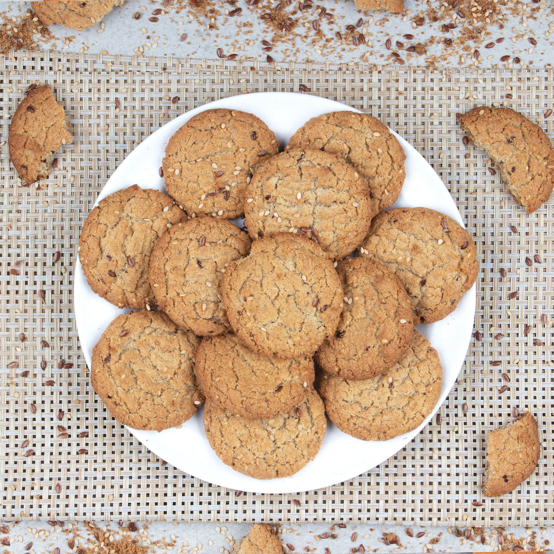 Millet Jaggery Cookies 200g - Canister