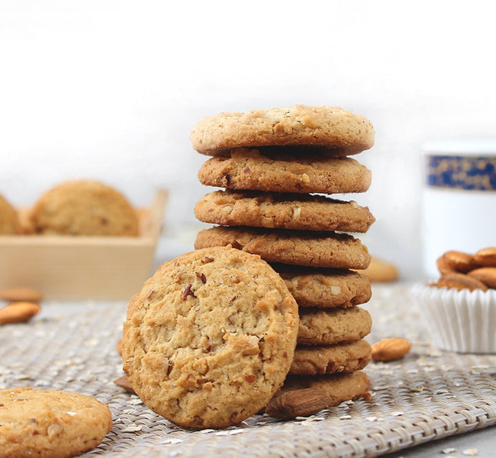 Oats Almond Cookies
