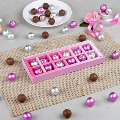 Best Wishes Premium Chocolate Box - 12 Moulded Chocolates