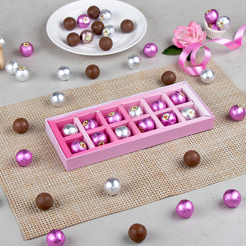 Best Wishes Premium Chocolate Box - 12 Moulded Chocolates