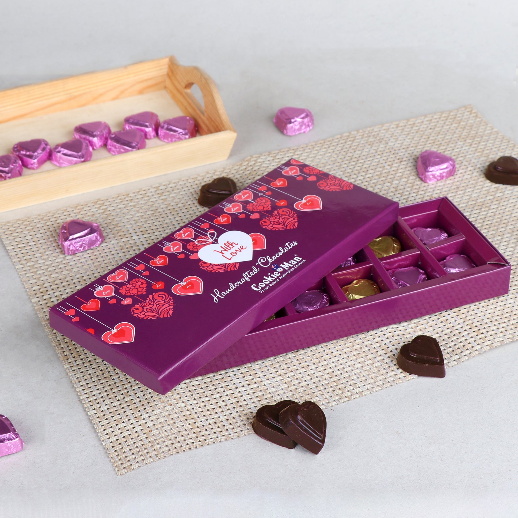 Valentine's Day Deluxe Chocolate Gift Basket – Kron Chocolatier