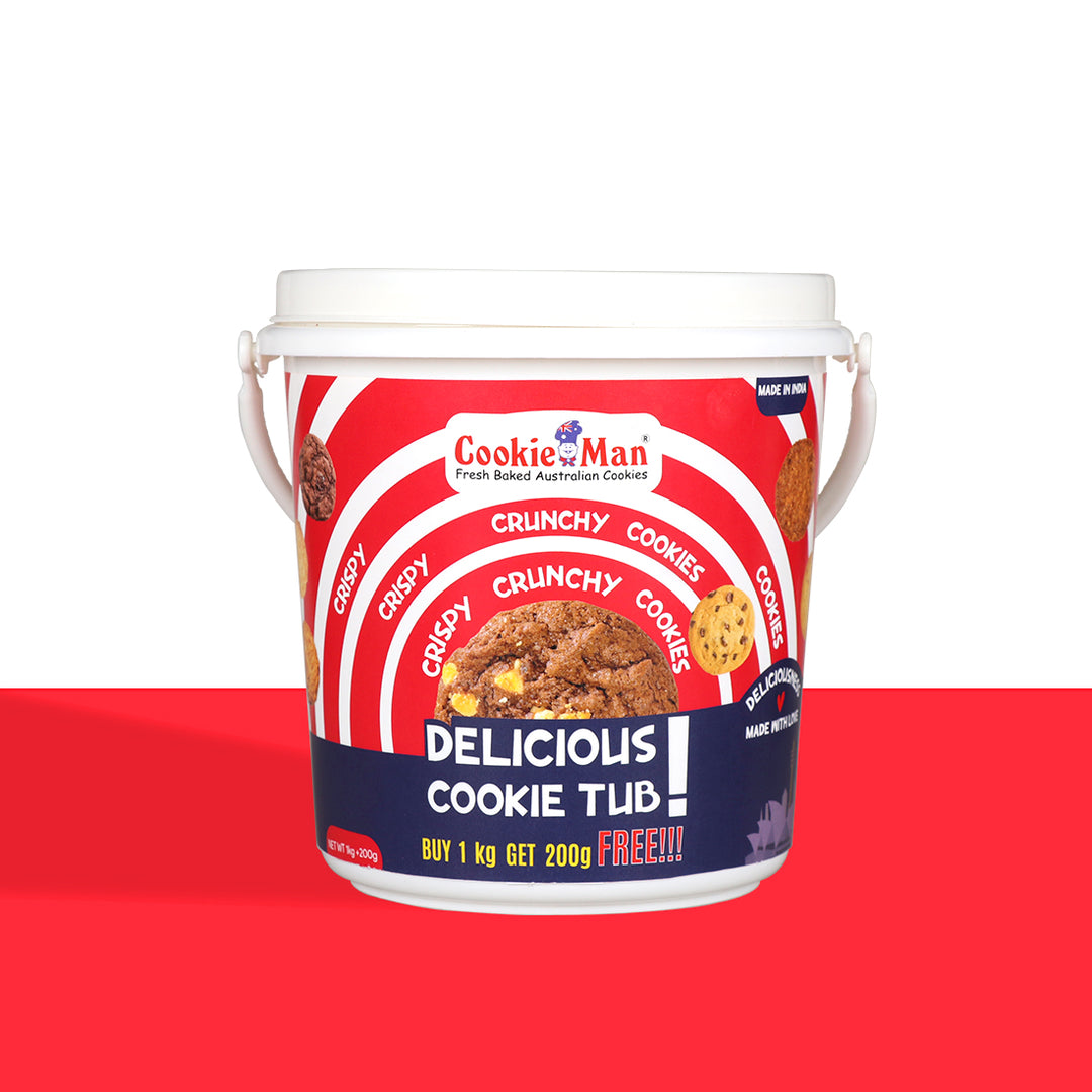 Buy 1kg Get 200g Free - Brandy Snap Cookies Tub