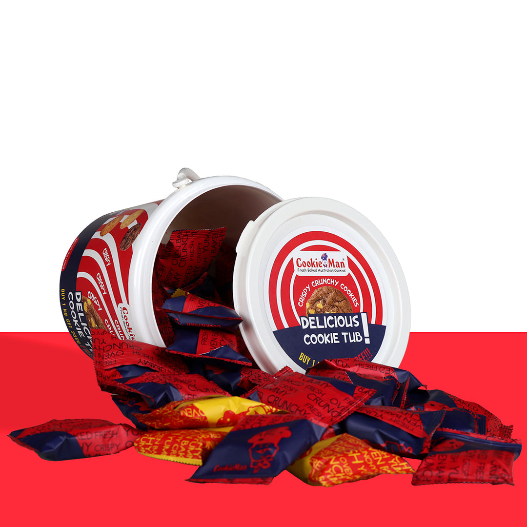 Buy 1kg Get 200g Free - Almond Cookies Tub