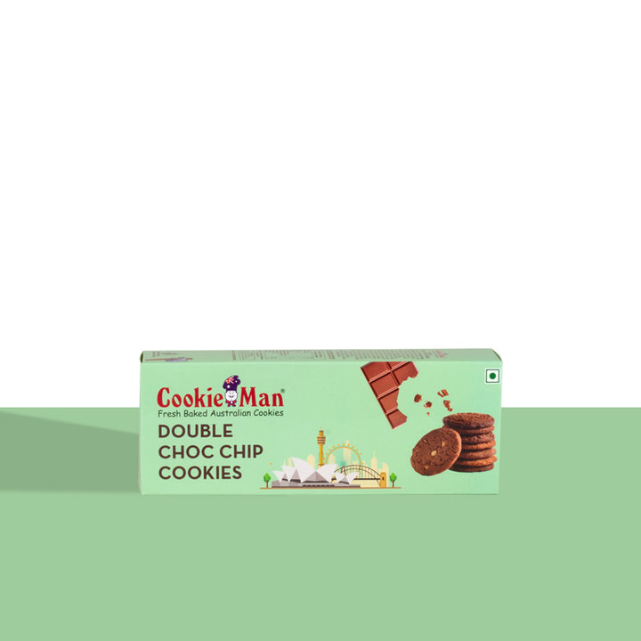 Double Choco Chip Cookie Carton - 150g | CookieMan India