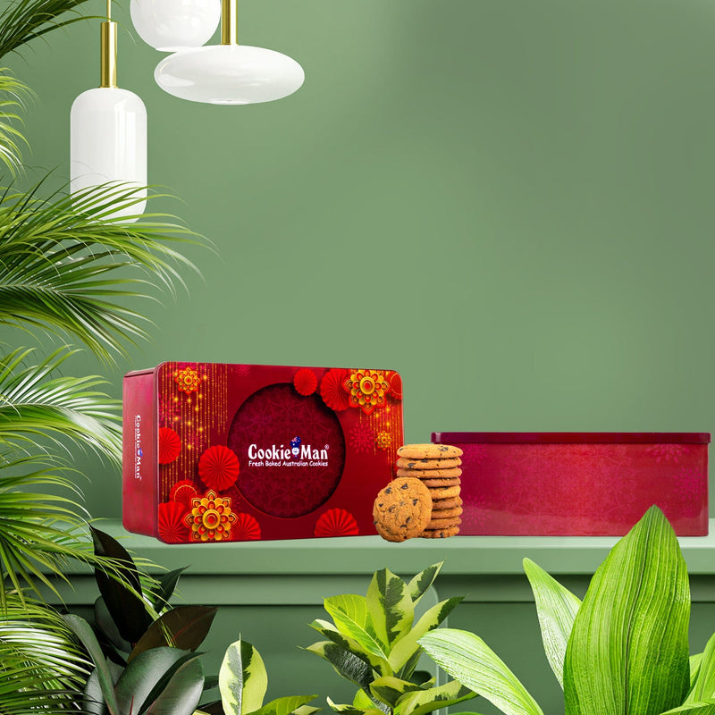 Rectangle Tin Cookie Box - 500g