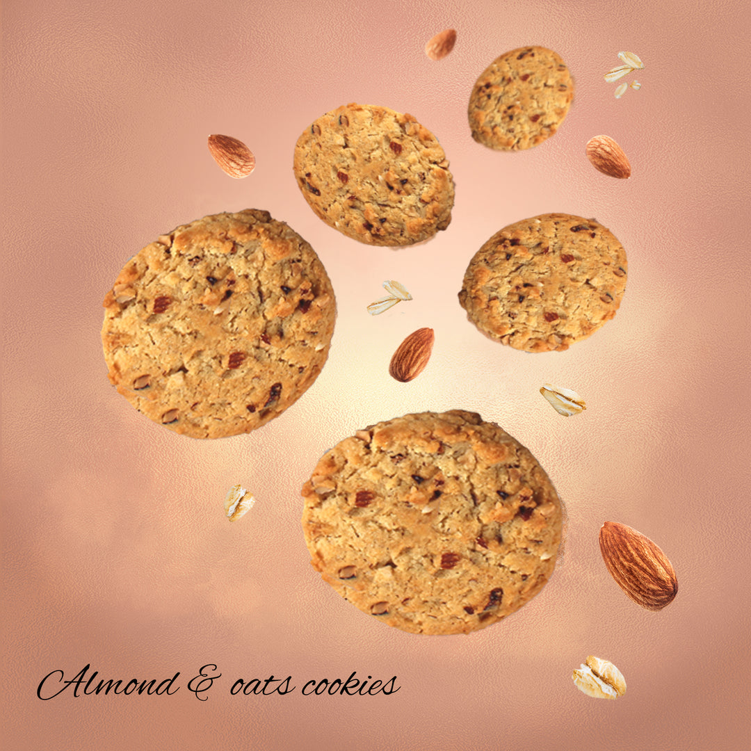 Oats Almond Cookies
