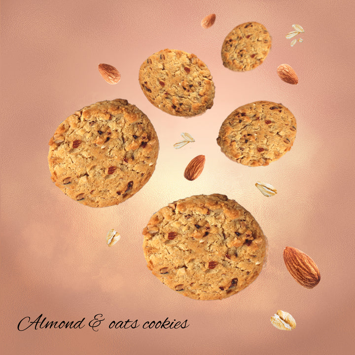 Oats Almond Cookies