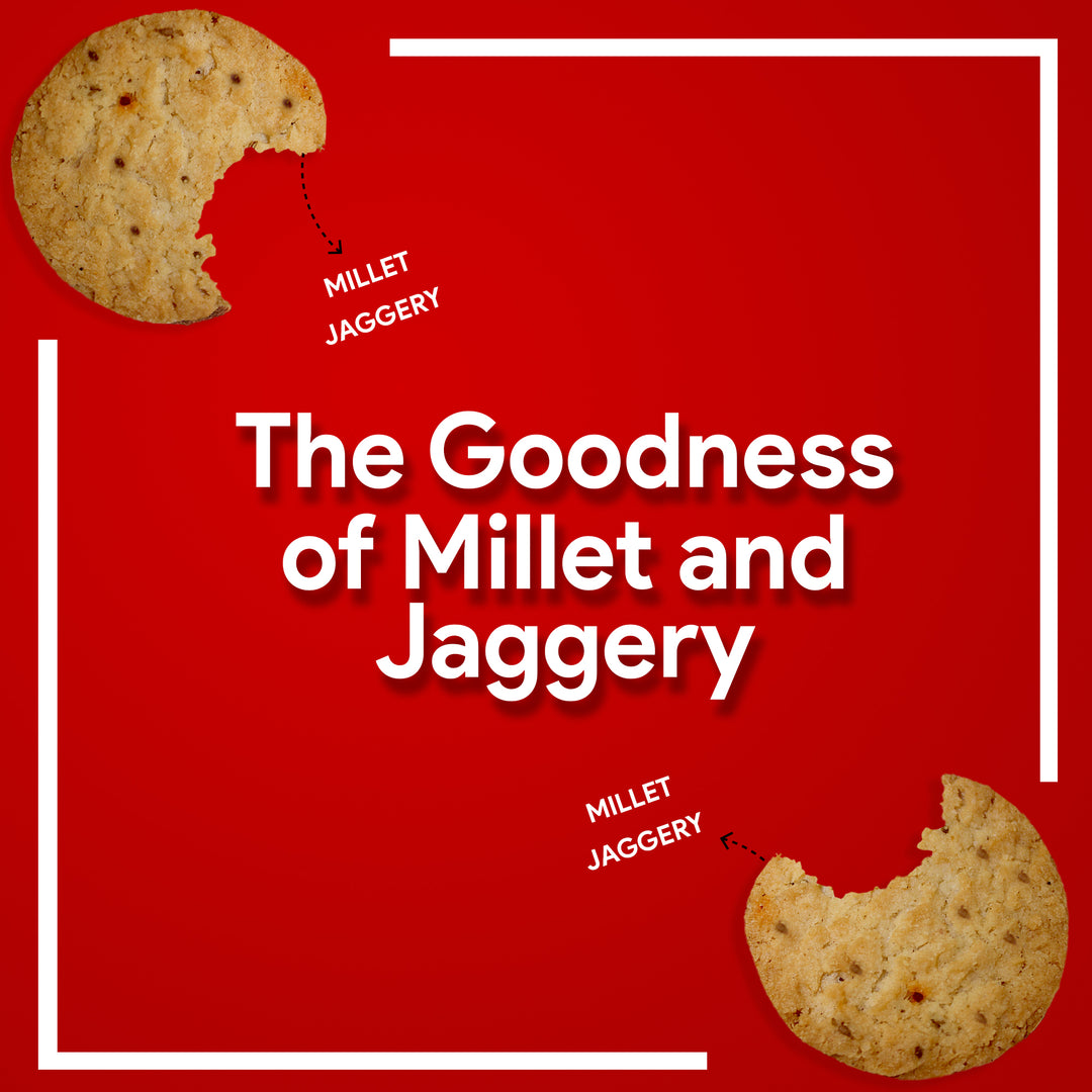 Millet Jaggery Cookies 200g - Canister