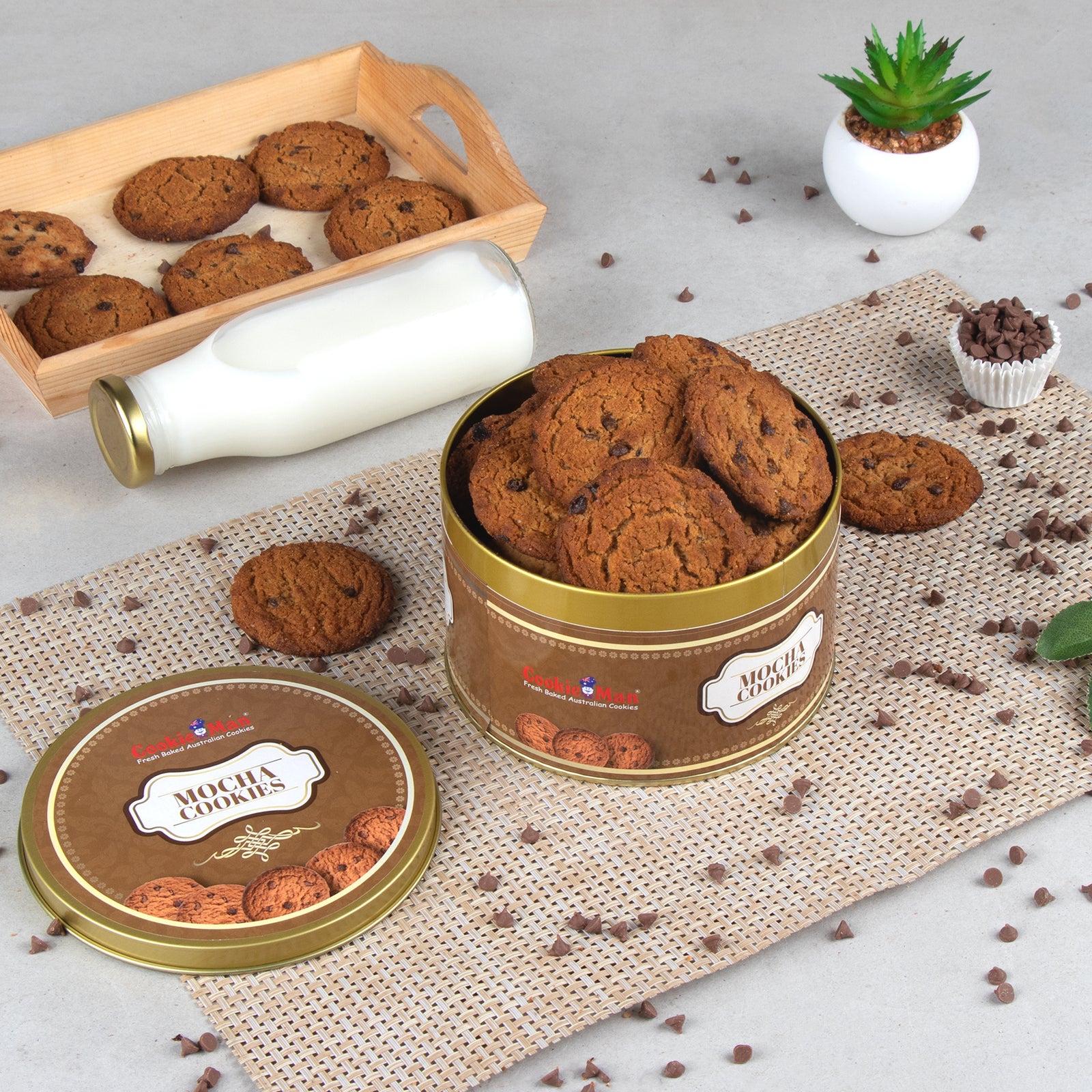 Mocha Cookies Tin