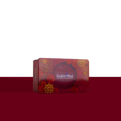 Rectangle Tin Cookie Box - 500g
