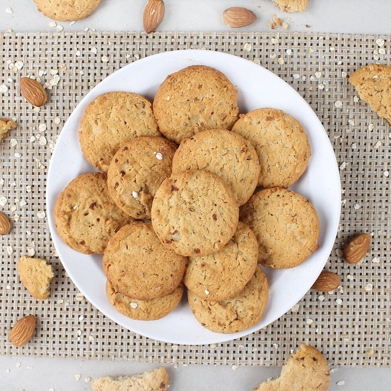 Oats Almond Cookies